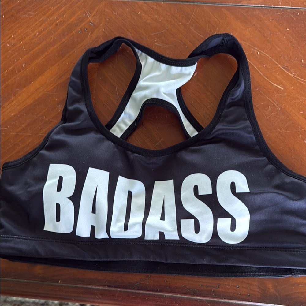 Black and White Athletic Bra OG CVG